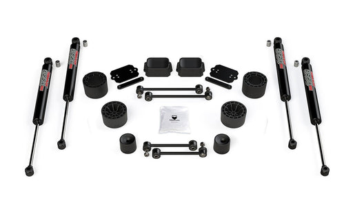 TeraFlex JL 2dr Rubicon: 2.5" Performance Spacer Lift Kit & 9550 VSS Twin-Tube Shocks for 2019-2026 Jeep Wrangler - Recon Recovery