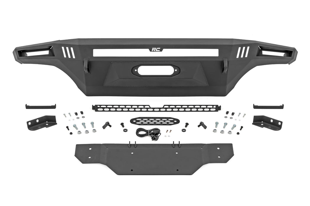 Rough Country Front Prerunner Bumper for 2014 - 2021 Toyota Tundra - Recon Recovery