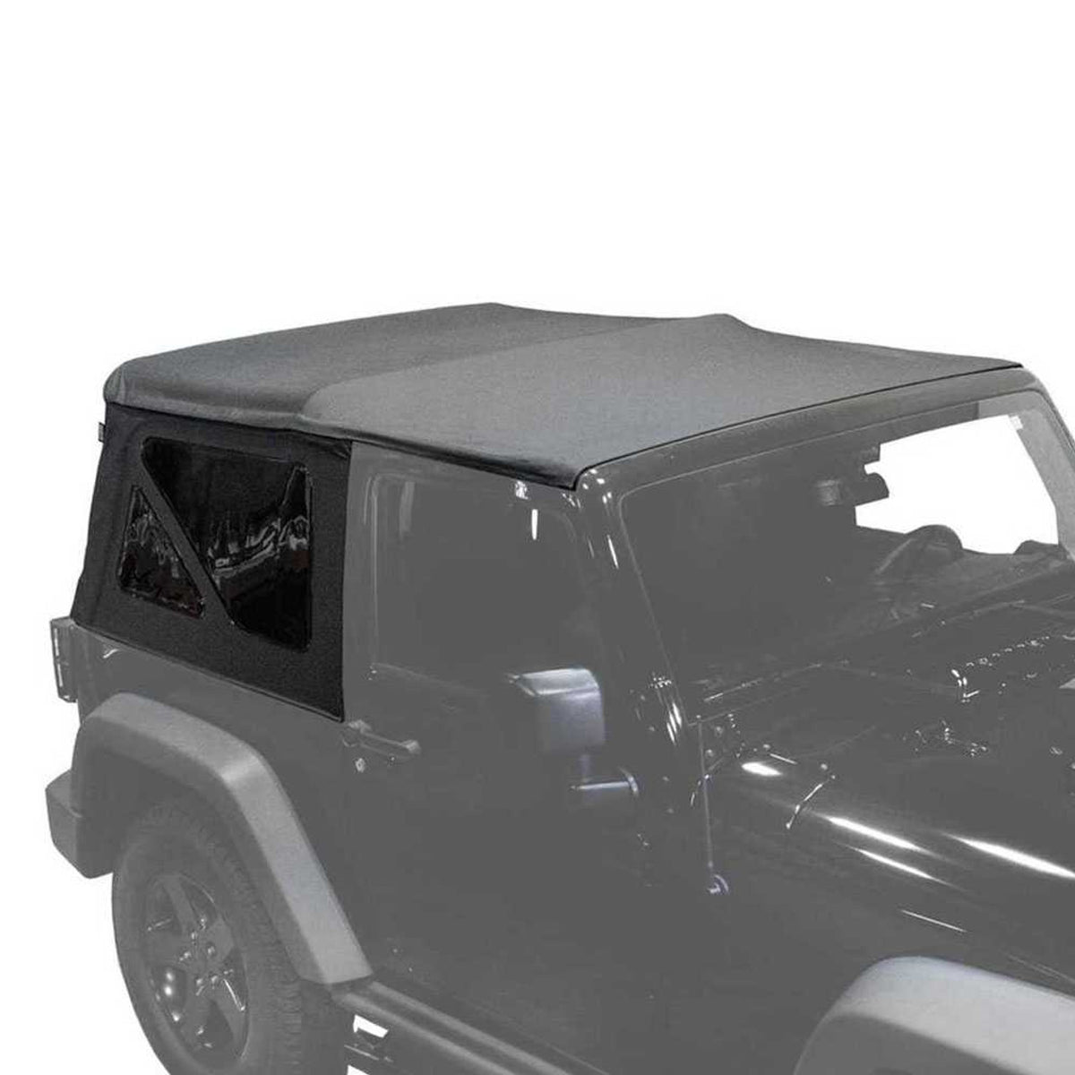 Premium Replacement Soft Top w/ Tinted Windows 10-18 Jeep Wrangler JK ...