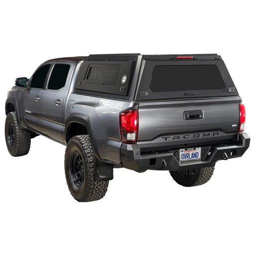 OVS Expedition PRO+ Stainless Steel Truck Cap with Full Windows for 2016-2023 Toyota Tacoma 5ft - Recon Recovery