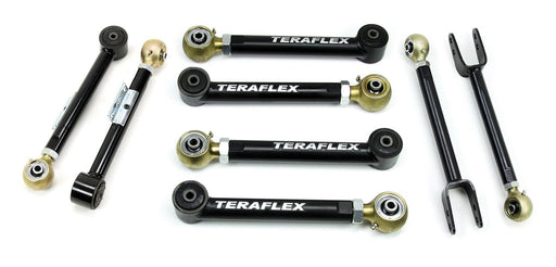 TeraFlex Short Control Arm Kit - 8-Arm (0-4" Lift) for 1993-2006 Jeep Grand Cherokee & Wrangler - Recon Recovery