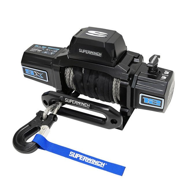 Superwinch SX12SR 12,000 lbs. Wireless Recovery Winch - 80ft Synthetic Rope - Recon Recovery