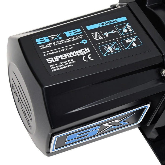 Superwinch SX12SR 12,000 lbs. Wireless Recovery Winch - 80ft Synthetic Rope - Recon Recovery