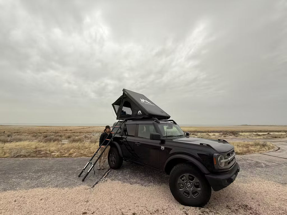 lightest roof top tent Wasatch Lite Aluminum Hardshell Rooftop Tent 96 lb Ultra-Light 4-Season RTT — Recon Recovery