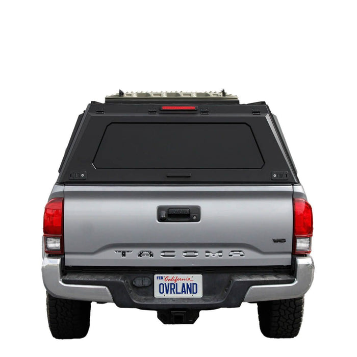 OVS Expedition Stainless Steel Truck Cap with Wing Doors For 2016-2023 Toyota Tacoma 5ft Bed - Recon Recovery