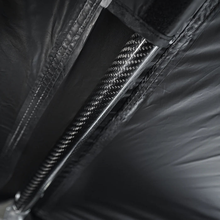 Inspired Overland Carbon Fiber 180° Awning – 59 sq ft Ultra - Light Freestanding Shelter - Recon Recovery