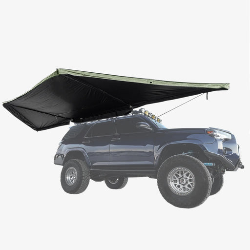 Inspired Overland Carbon Fiber 180° Awning – 59 sq ft Ultra - Light Freestanding Shelter - Recon Recovery