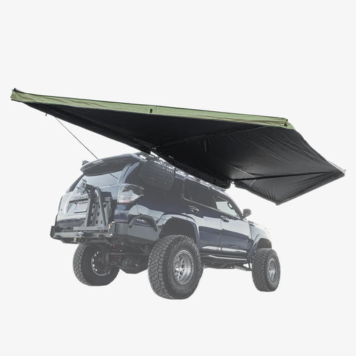 Inspired Overland Carbon Fiber 180° Awning – 59 sq ft Ultra - Light Freestanding Shelter - Recon Recovery