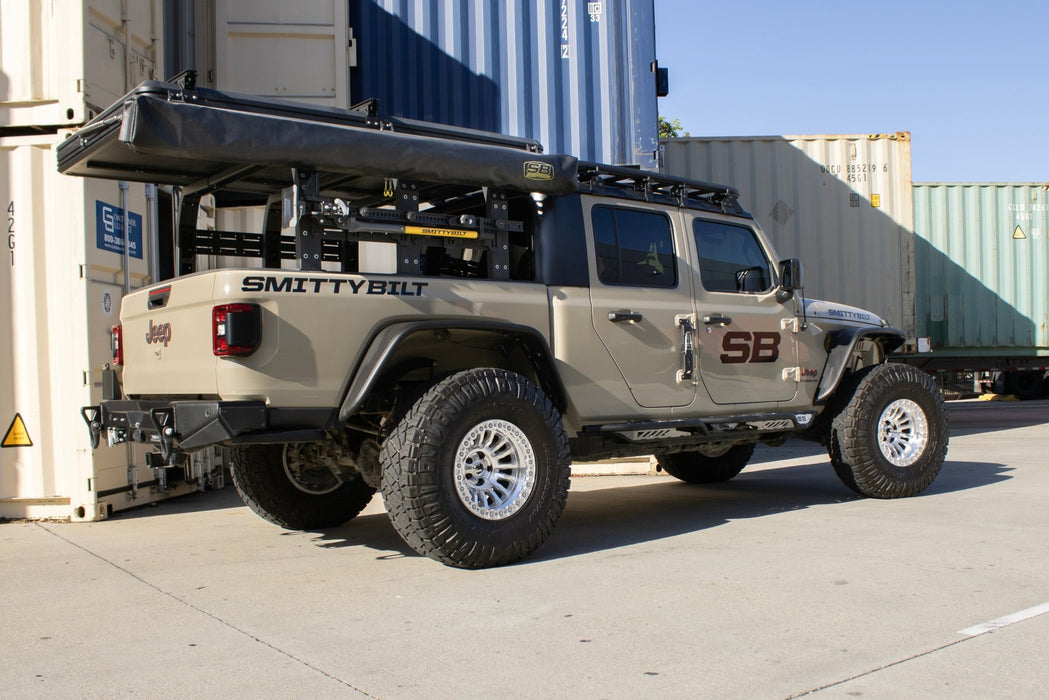 Smittybuilt XRC Gen3 Rear Winch Bumper with Hitch for 2020+ Jeep Gladiator JT - Recon Recovery