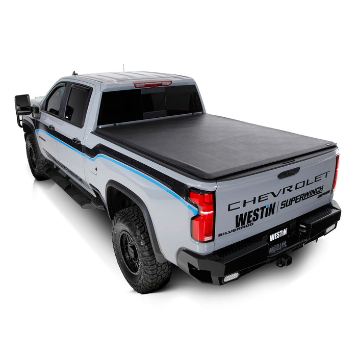 Low Profile Soft Roll up Tonneau cover for 2020 - 2026 Silverado & Sierra 2500HD 3500HD - Recon Recovery