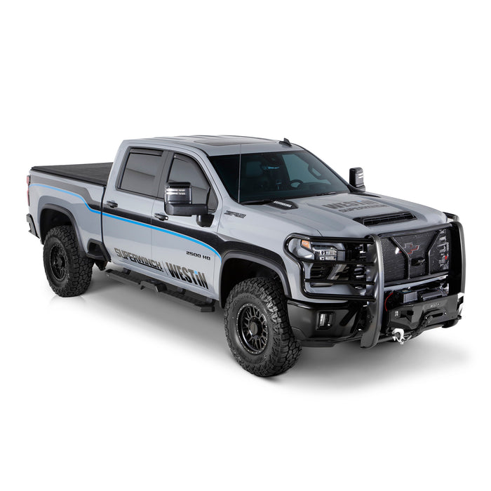 Low Profile Soft Roll up Tonneau cover for 2020 - 2026 Silverado & Sierra 2500HD 3500HD - Recon Recovery