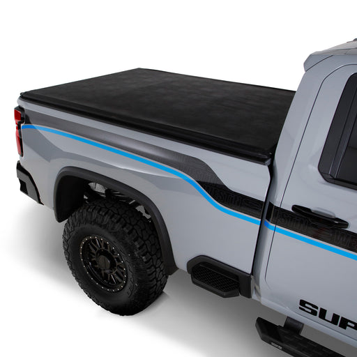 Low Profile Soft Roll up Tonneau cover for 2020 - 2026 Silverado & Sierra 2500HD 3500HD - Recon Recovery