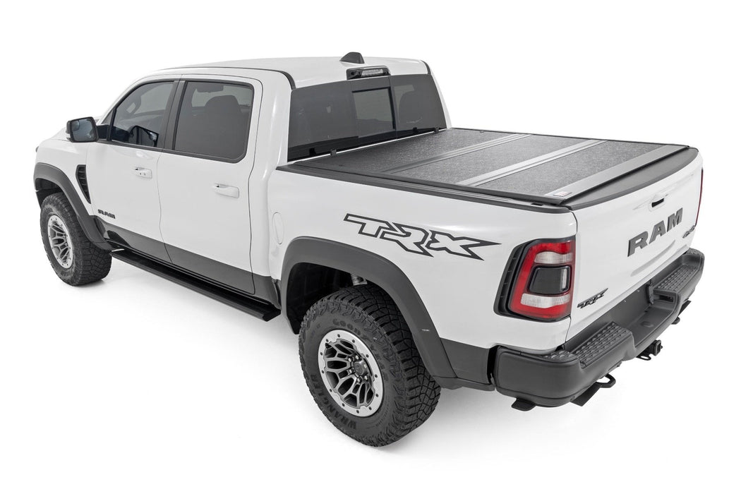 Rough Country Hard Low Profile Bed Cover for 2021 - 2024 Ram 1500 & 1500 TRX - Recon Recovery