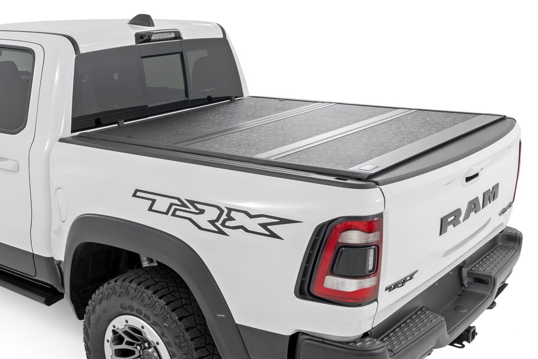 Rough Country Hard Low Profile Bed Cover for 2021 - 2024 Ram 1500 & 1500 TRX - Recon Recovery