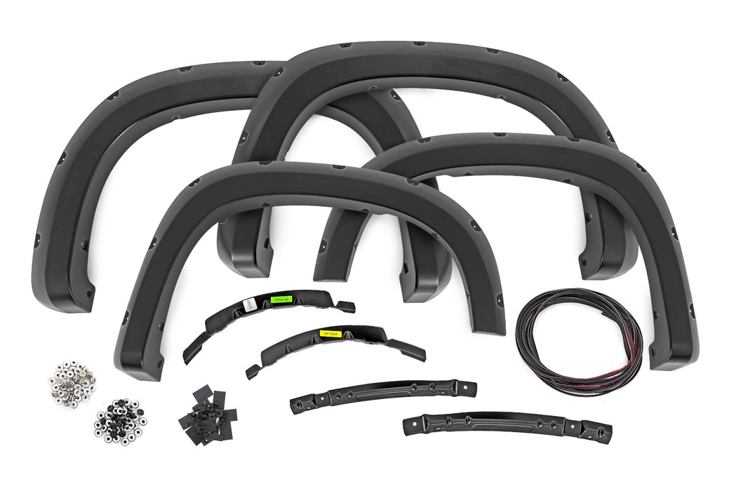 Rough Country Pocket Fender Flares for 2022 - 2026 Chevy Silverado 1500 - Recon Recovery