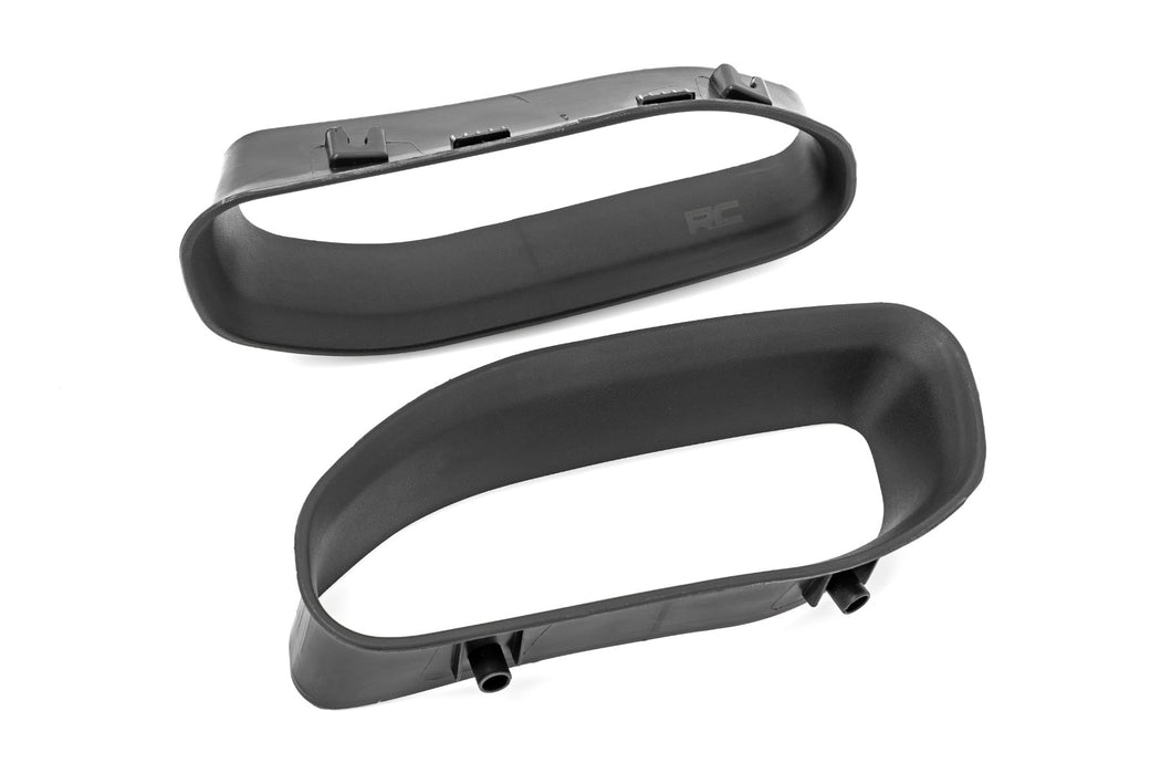 Rough Country Tow Hook Brackets & Bezel Combo for 2019 - 2021 Ram 1500 - Recon Recovery