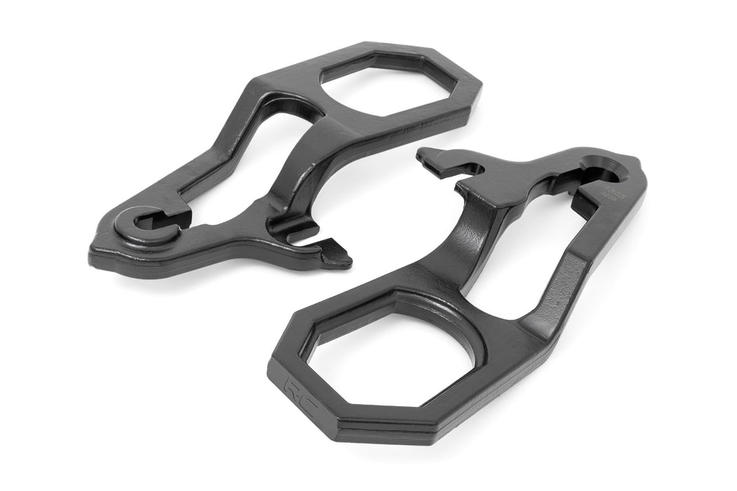 Rough Country Tow Hook Brackets & Bezel Combo for 2019 - 2021 Ram 1500 - Recon Recovery