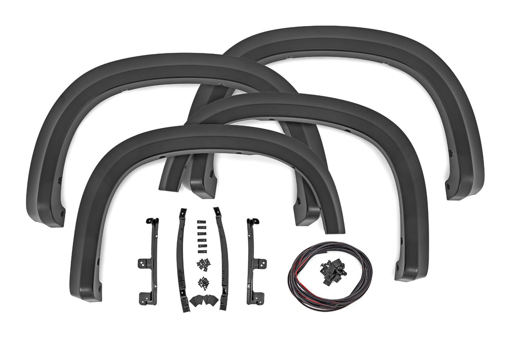 Rough Country Sport Fender Flares for 2019 - 2026 Chevy Silverado 1500 - Recon Recovery