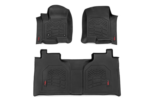 Rough Country Sure - Fit Floor Mats for 2019 - 2026 Chevy/GMC 1500 & 2500HD/3500HD - Recon Recovery