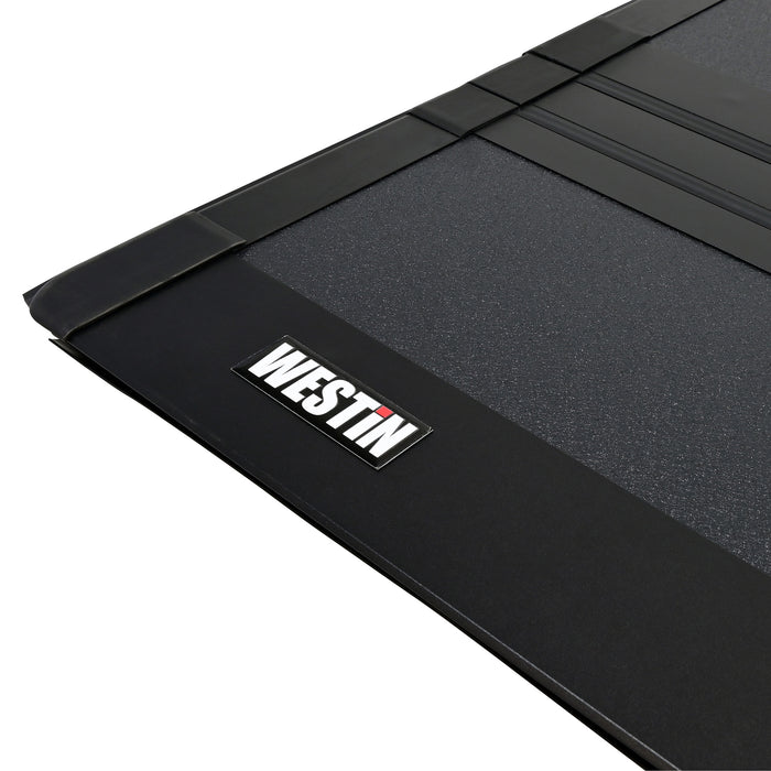Westin Automotive Hard Tri Fold Aluminum Tonneau Cover for 2019 - 2026 Silverado 1500 & Sierra 1500 - Recon Recovery
