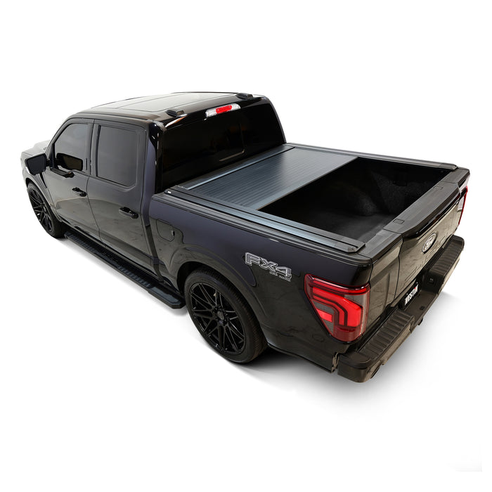 Powered Electric Retractable Tonneau Cover for 2015-2027 Ford F-150 & Lightning - Recon Recovery