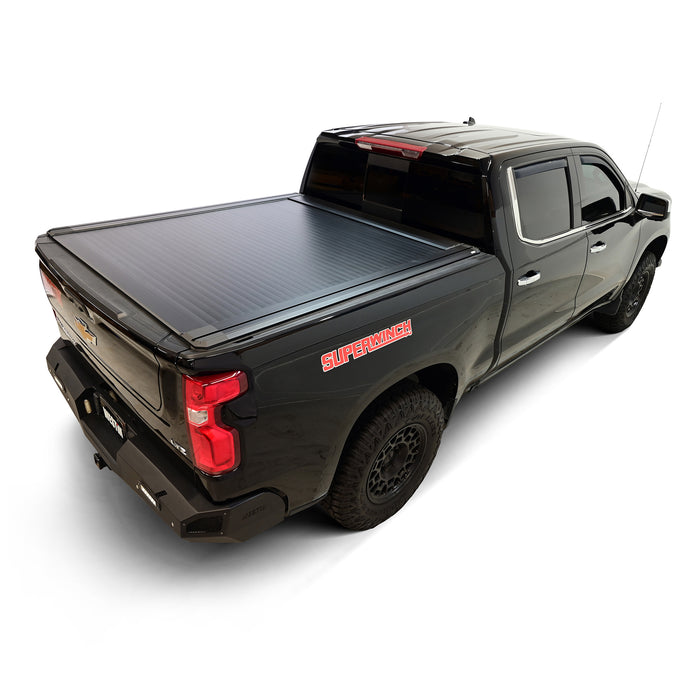 Powered Electric Retractable Tonneau Cover for 2019-2026 GM Silverado & Sierra 1500 - Recon Recovery