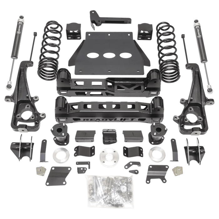 ReadyLIFT 6.0" Without Factory Air Suspension Lift Kit and 22" Wheels Big Bore Kit W/ Falcon 1.1 Monotube Shocks for 2019-2024 Ram 1500 - Recon Recovery