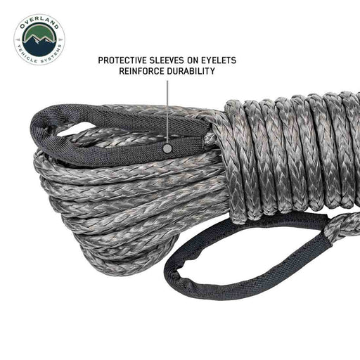 OVS Brute 3/8" × 50′ Winch Line Extension – 20,000 lb Synthetic Rope - Recon Recovery
