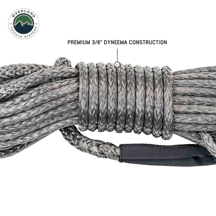 OVS Brute 3/8" × 50′ Winch Line Extension – 20,000 lb Synthetic Rope - Recon Recovery