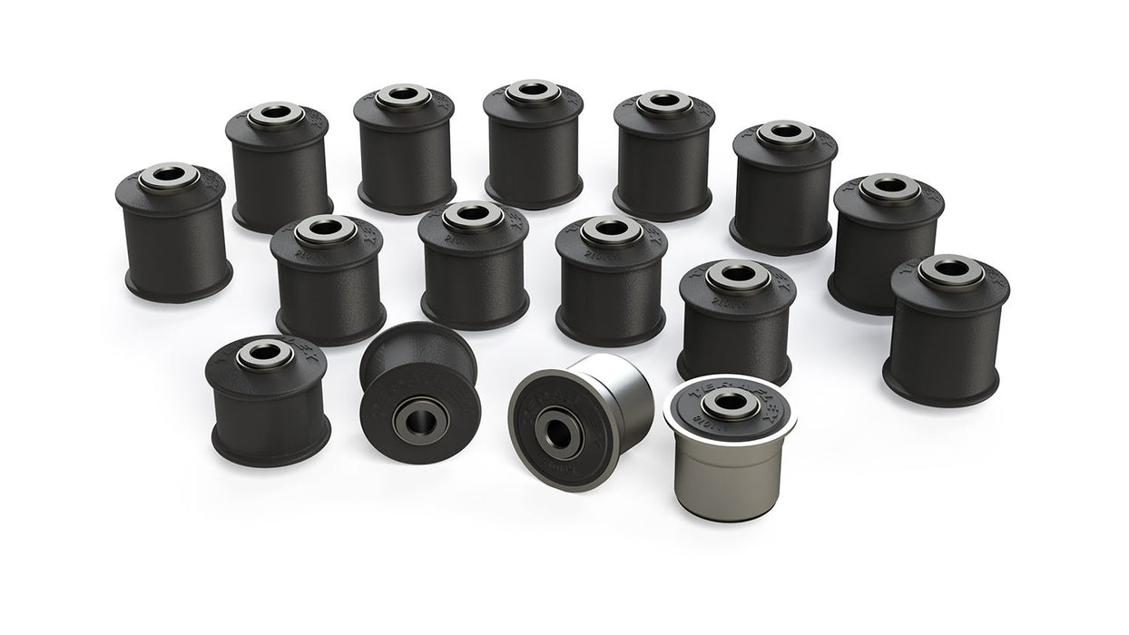 TeraFlex IR Bushing Replacement Kit - 8 Short Control Arms for 2007-2018 Jeep Wrangler - Recon Recovery