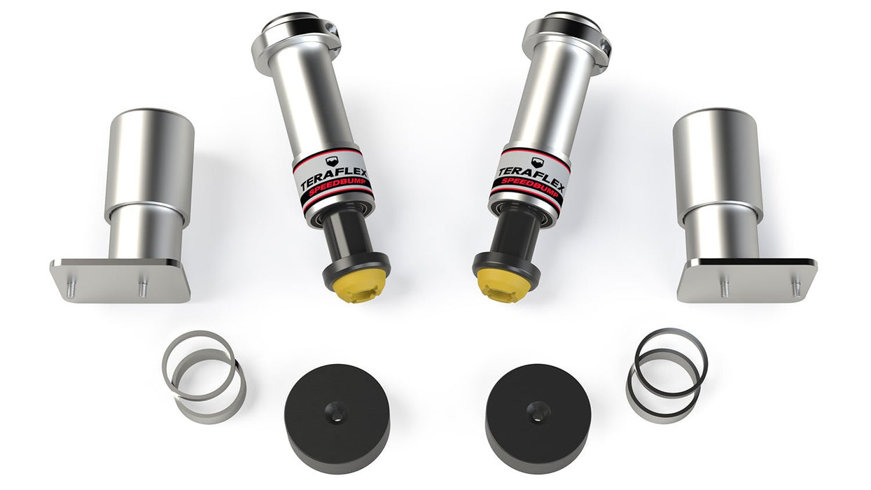 TeraFlex SpeedBump Bump Stop Kit - Front & Rear (4" Lift) for 2007-2018 Jeep Wrangler - Recon Recovery