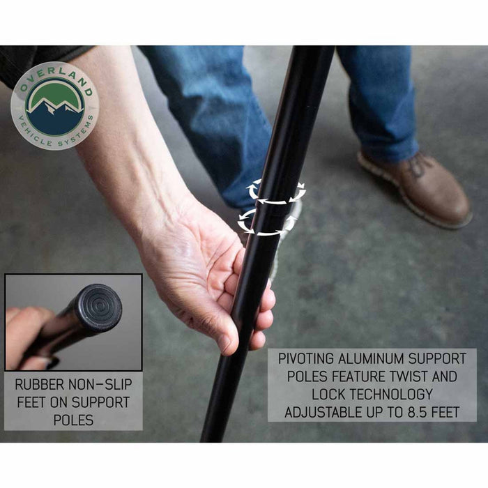 OVS Nomadic Complete 360 Degree Shade Awning with Bracket Kit - Recon Recovery - Recon Recovery