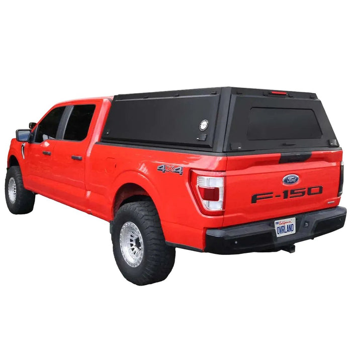 OVS Expedition Stainless Steel Truck Cap with Wing Doors For 2021 - 2026 Ford F - 150 6.5ft Bed - Recon Recovery