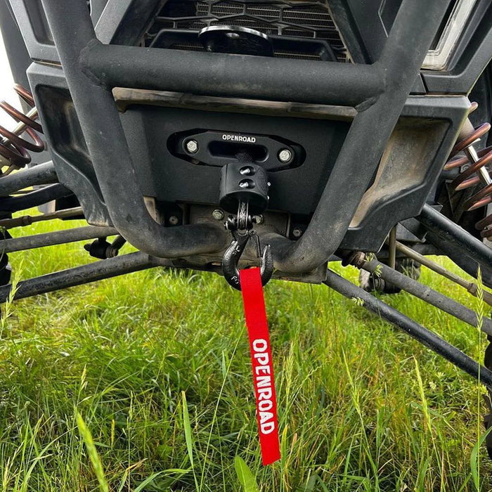 OPENROAD 4,500lbs 12V UTV SxS Wireless Electric Winch with Synthetic Rope - IP68 Rated - Recon Recovery