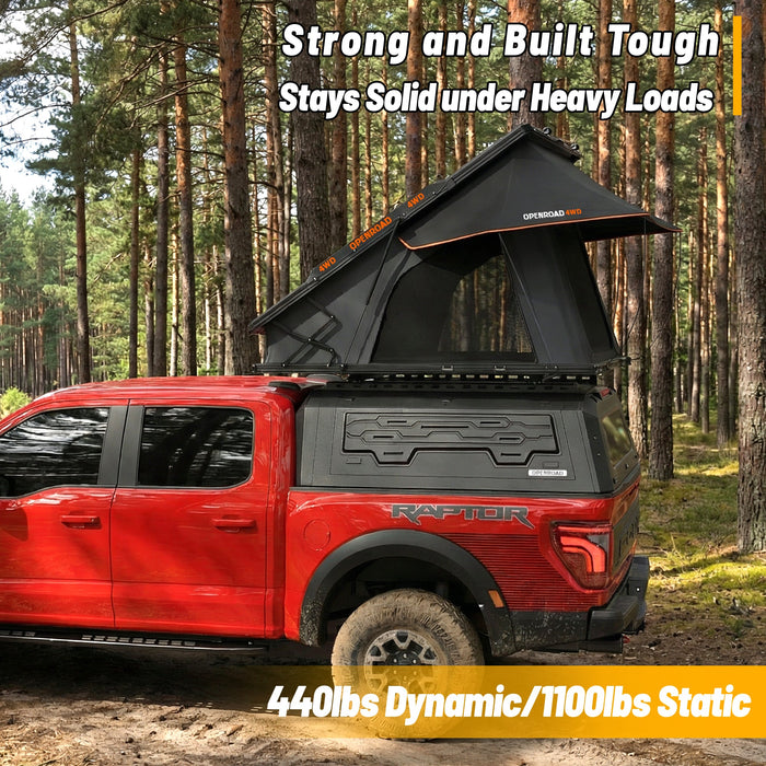 Openroad Aluminum Light Weight Modular Truck Cap for 2021 - 2026 Ford F - 150 5.7ft Bed - Recon Recovery