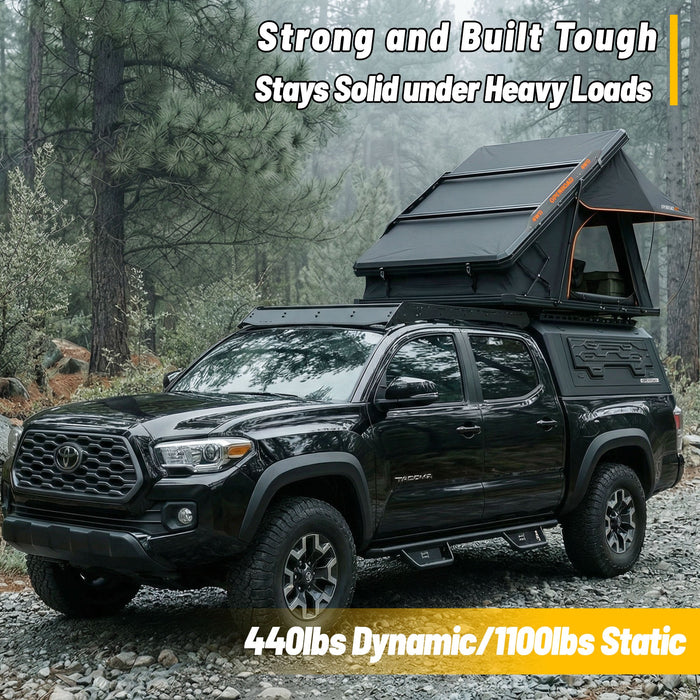 Openroad Aluminum Light Weight Modular Truck Cap for 2016-2023 Toyota Tacoma 6ft Bed