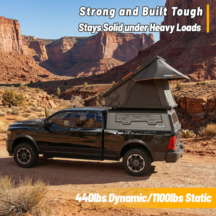 Openroad Aluminum Light Weight Modular Truck Cap for 2020 - 2026 Ram 2500 & 3500 6.5ft Bed - Recon Recovery