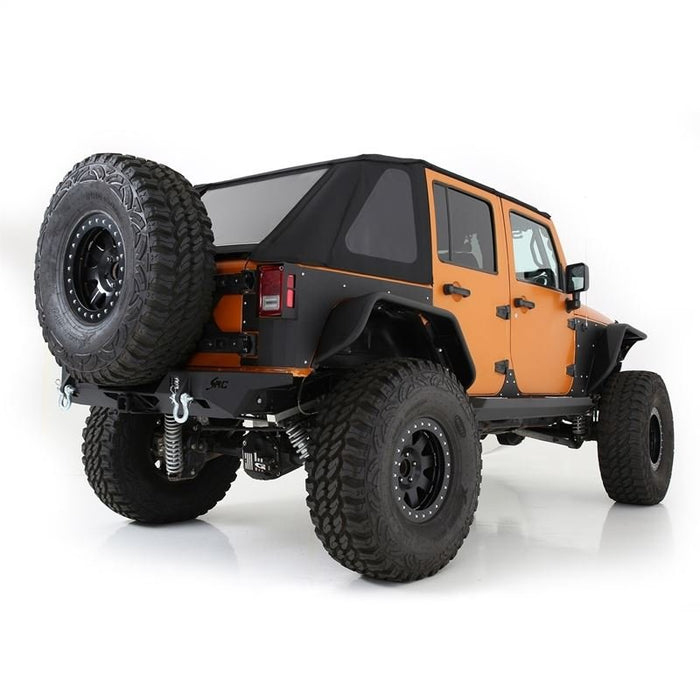 Smittybilt Bowless Soft Top Combo Kit For 2007 - 2018 Jeep Wrangler JKU - Recon Recovery - Recon Recovery