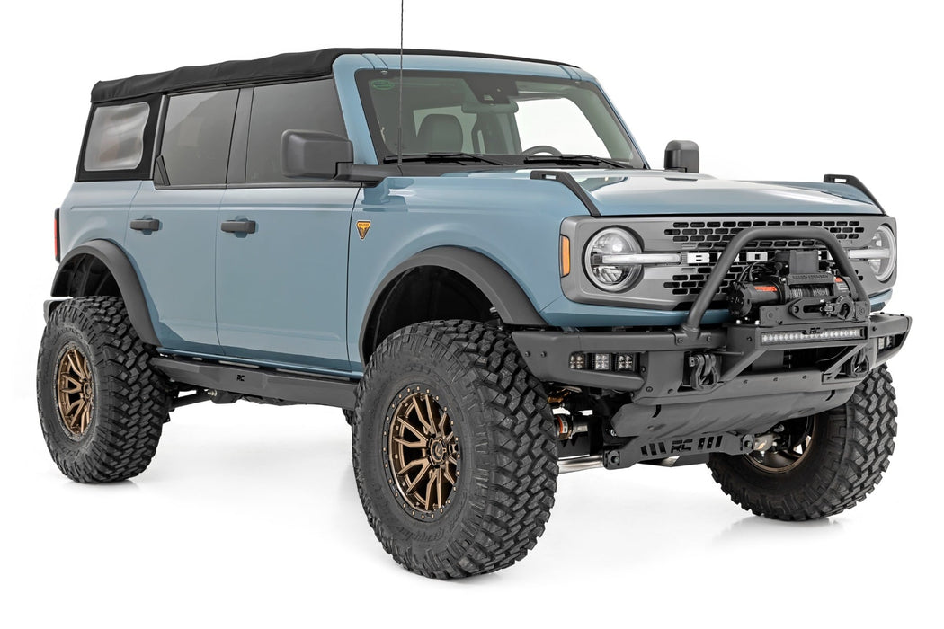 RC High Winch Mount for 2021 - 2026 Ford Bronco with Factory Metal Bumper + PRO 12,0000 Winch - Recon Recovery