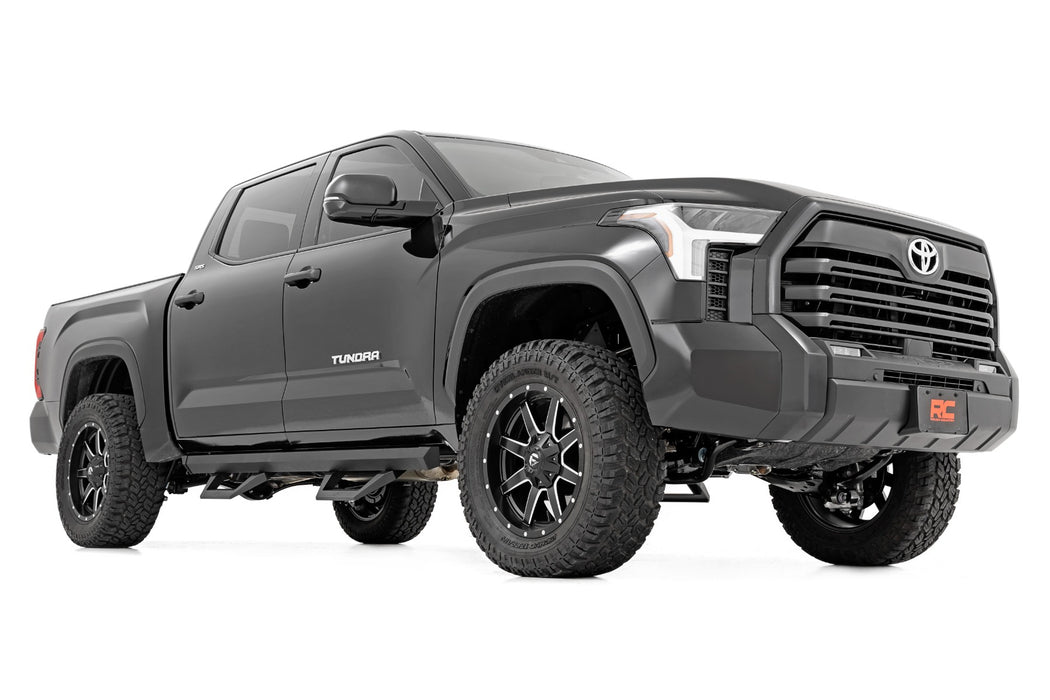 Rough Country Bolt on 3.5" Lift Kit For 2022-2024 Toyota Tundra 4WD + Vertex Coilovers