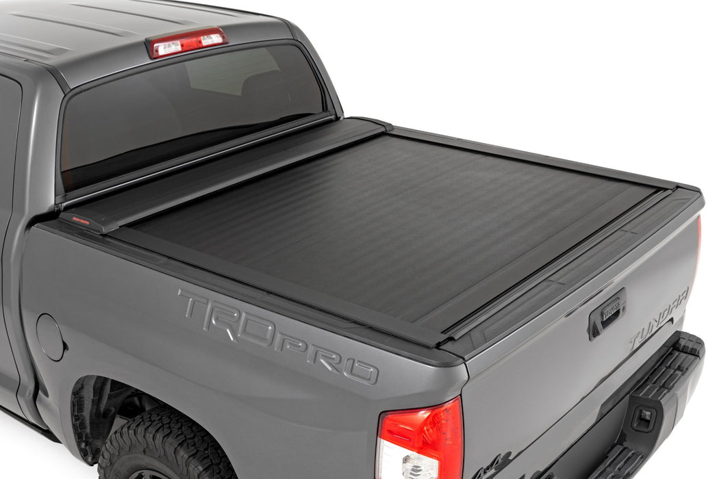 Rough Country Retractable Bed Cover for 2007-2021 Toyota Tundra (5'7" Bed)