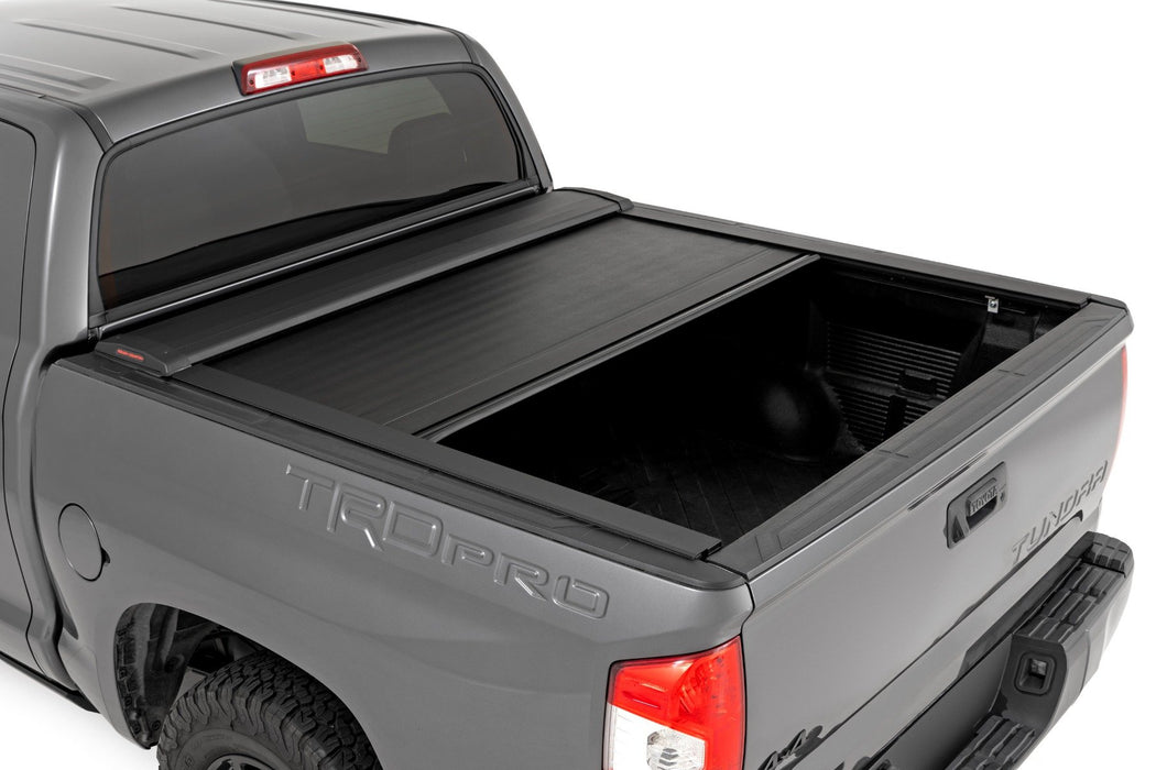 Rough Country Retractable Bed Cover for 2007-2021 Toyota Tundra (5'7" Bed)