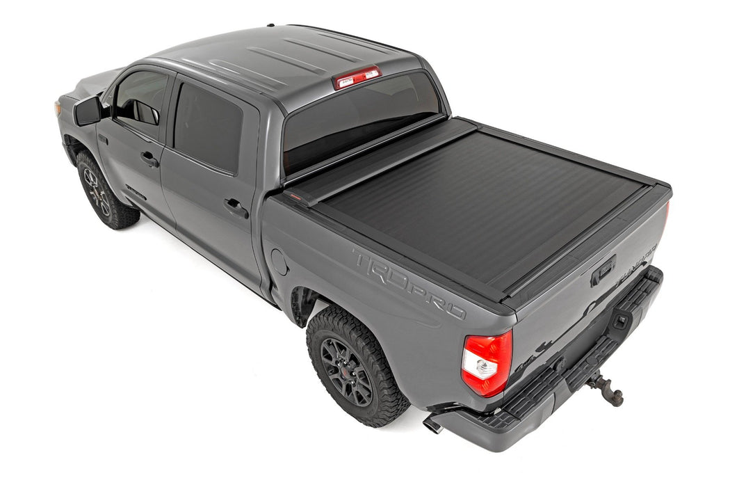 Rough Country Retractable Bed Cover for 2007-2021 Toyota Tundra (5'7" Bed)