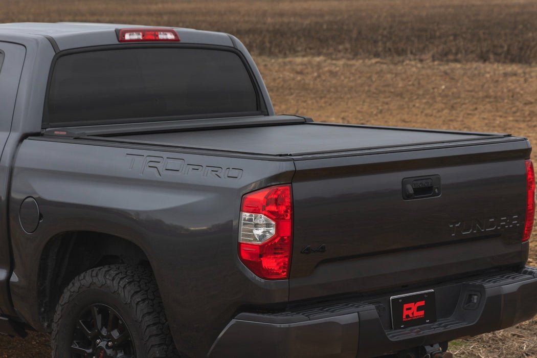 Rough Country Retractable Bed Cover for 2007-2021 Toyota Tundra (5'7" Bed)