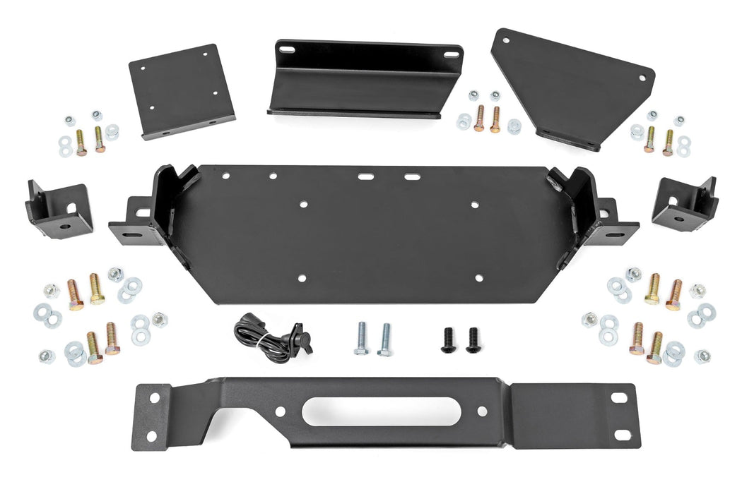 Rough Country Hidden Winch Mount for 2020 - 2022 Ford F - 250 & F - 350 - Recon Recovery