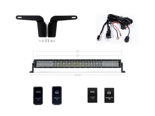 32" Lower Bumper Flush LED Light Bar Kit For 2003-2009 Toyota 4Runner - Recon Recovery