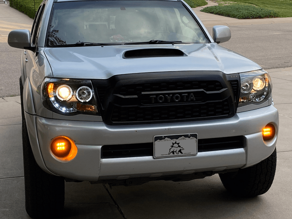 LED Fog Light Pod Replacements Brackets Kit For 2005-2011 Toyota Tacoma - Recon Recovery