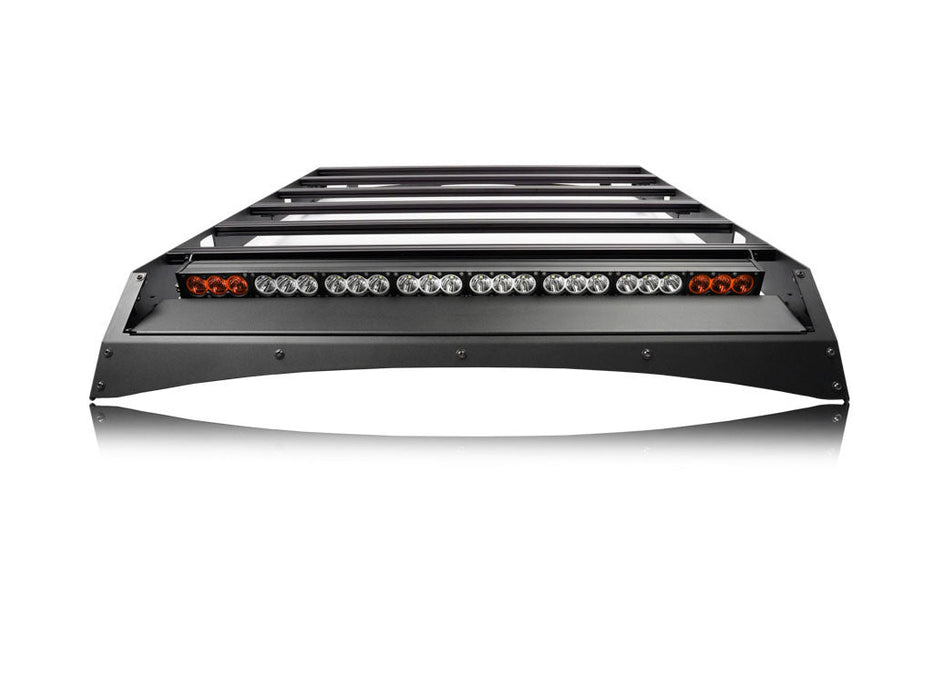 Low Profile Bolt On Premium Roof Rack With Light Guard For 2005 - 2023 Toyota Tacoma - Recon Recovery