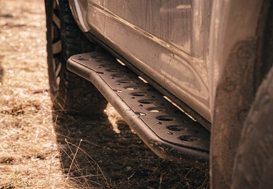 Cali Raised Bolt On Step Edition Rock Slider For 2024+ Toyota Tacoma USA Made - Recon Recovery