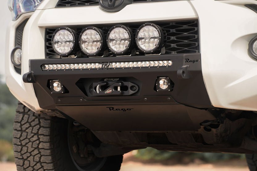 Rago Fabrication Center Mount Winch Bumper for 2014 - 2024 Toyota 4Runner - Recon Recovery - Recon Recovery